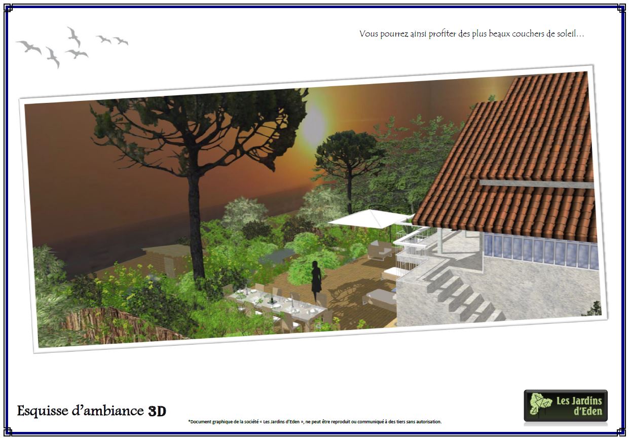 Esquisse paysagère Arcachon